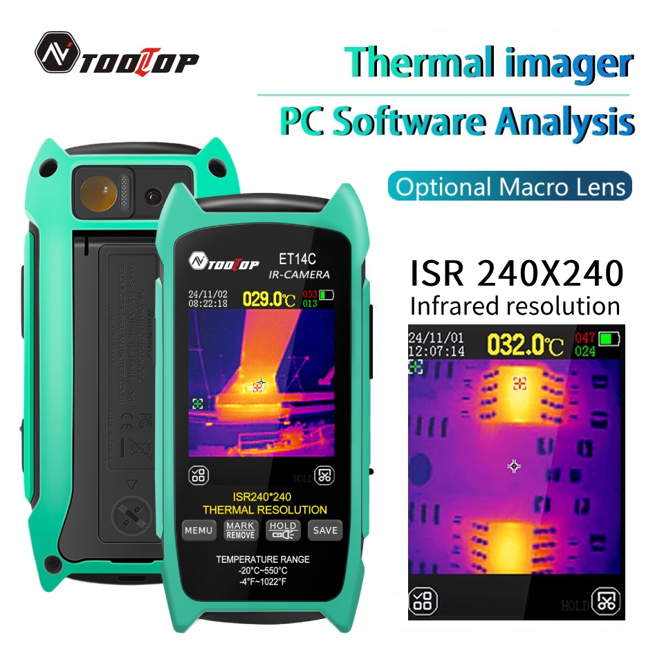 Nf 521 Thermal Imaging Camera - TOOLTOP ET14C 2.8 pouces imageur thermique